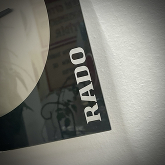 Rado Postmodern Mağaza Display Duvar Saati