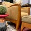 Sam Moore Furniture Chair & Ottoman 