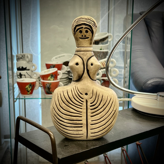 Anthropomorphic ‘Mother Goddess’ Ceramic Decanter 