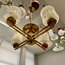 Mid Century Pirinç Sarkıt Lamba  
