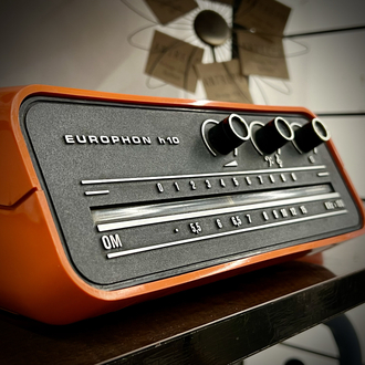 Europhon H10 Space Age Clock / Radio 
