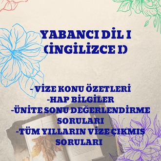 YABANCI DİL I (İNGİLİZCE)