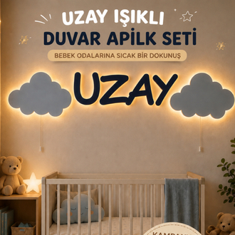 Kişiye özel aplik seti
