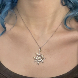 Spiral Güneş Kolye