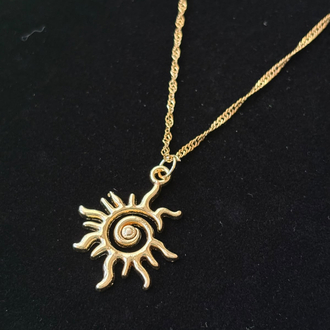 Spiral Güneş Kolye