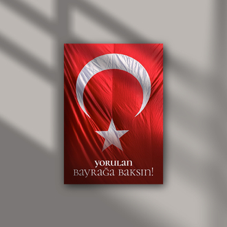 Yorulan Bayrağa Baksın (Poster)