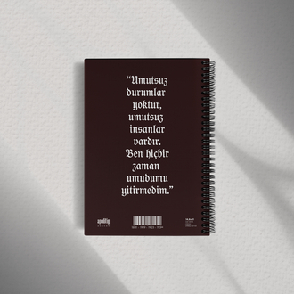 Tümgeneral Mustafa Kemal Bey (A5 Sert Kapaklı Defter)