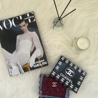 Coco Chanel Bordo Cüzdan