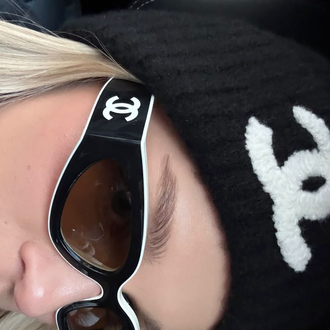 Chanel Black White İthal Gözlük