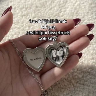 Kişiselleştirilmiş Silver Kapaklı Kolye