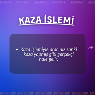 KAZA İŞLEMİ