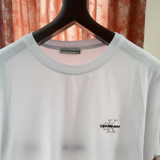 Calvin Klein Beyaz Unisex Tişört