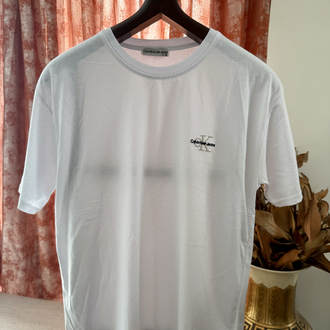 Calvin Klein Beyaz Unisex Tişört