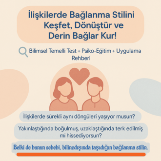  Bilimsel Temelli Test + Psiko-Eğitim + Uygulama Rehberi