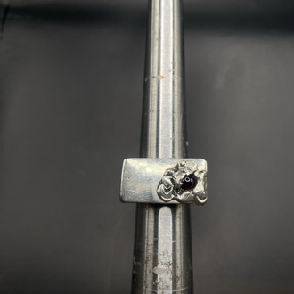 Garnet Taşlı Soft Solder Döküm Yüzük