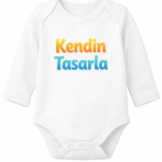 Kişiye Özel Baskılı Bebek Zıbını