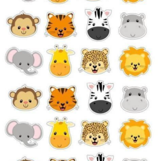 Safari Cupcake Süsü #C002