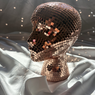 Disco Head – Aynalı Dekoratif Büst | 20 cm