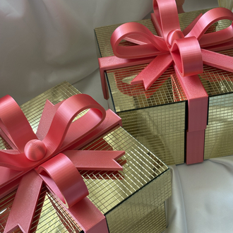 Disko Hediye Kutusu 20cm-Gold