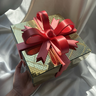 Disko Hediye Kutusu 20cm-Gold