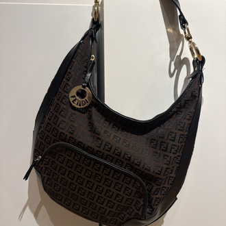 Fendi Zucca Hobo Bag