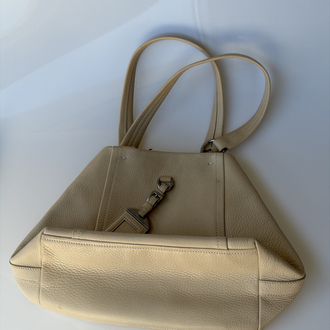 Prada Prada Bej Deri Hobo Bag
