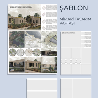 MİMARİ PAFTA (dikey) HAZIR ŞABLON