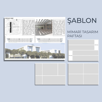 MİMARİ PAFTA (yatay) HAZIR ŞABLON