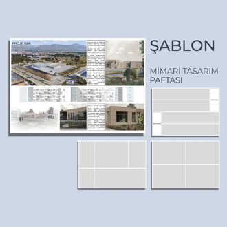 MİMARİ PAFTA (yatay) HAZIR ŞABLON