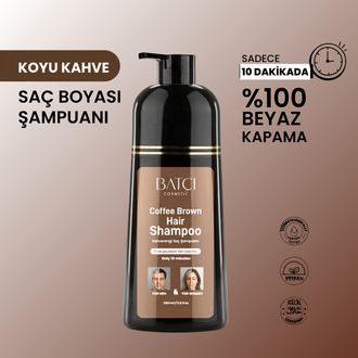 Batçı Koyu Kahve Saç Boyası Şampuanı