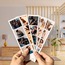 Fotoğraflı Kitap Ayracı 16 Fotoğraflı (4 Adet) Mini Polaroid Fotoğraf Baskısı Hediyeli 