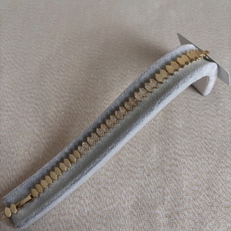 Taşlı petek bileklik