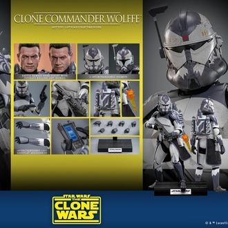 Clone Commander Wolffe – Star Wars / The Clone Wars – TMS 141 Hot Toys
