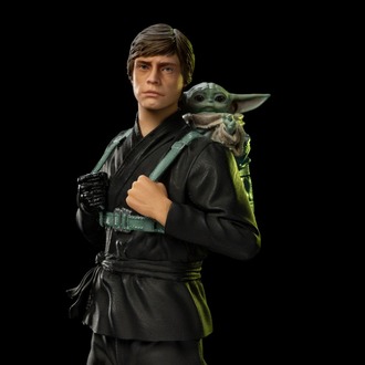 Luke Skywalker & Grogu (Training Version) – Art Scale 1/10 Statue (Iron Studios)