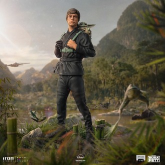 Luke Skywalker & Grogu (Training Version) – Art Scale 1/10 Statue (Iron Studios)