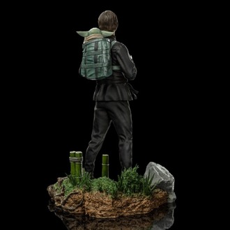 Luke Skywalker & Grogu (Training Version) – Art Scale 1/10 Statue (Iron Studios)