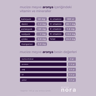 Aronya Özütü 250 ml 