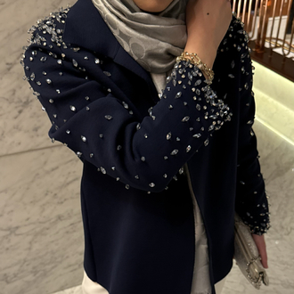 Celestia Taş İşlemeli Hırka