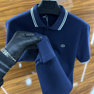 Dior Polo Yaka Tshirt Lacivert