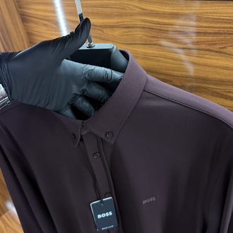 Boss İthal Kumaş Gömlek Bordo