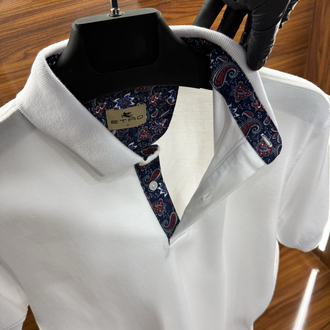 Etro Polo Yaka Tshirt Beyaz