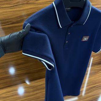 Zegna Polo Yaka Tshirt Lacivert
