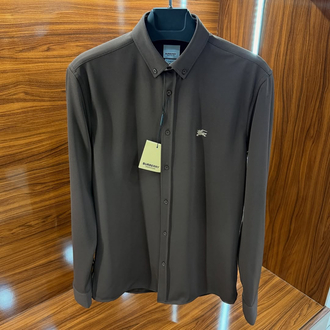 Burberry Kırışmaz Gömlek Kahverengi