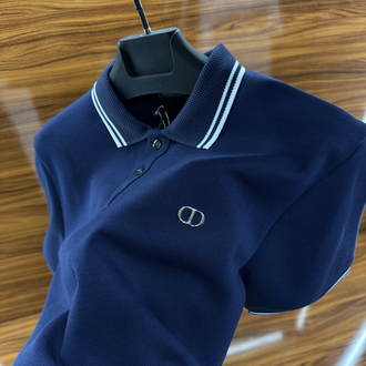 Dior Polo Yaka Tshirt Lacivert