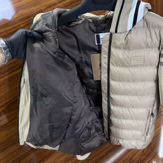 Burberry İthal Çelik Örme Mont Bej