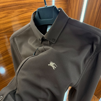 Burberry Kırışmaz Gömlek Kahverengi