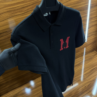 Moncler Siyah Polo Yaka Tshirt
