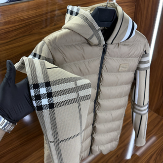 Burberry İthal Çelik Örme Mont Bej