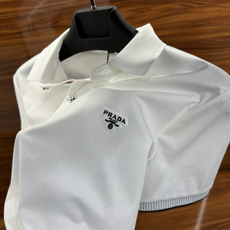 Prada İthal Merserize Tshirt Beyaz