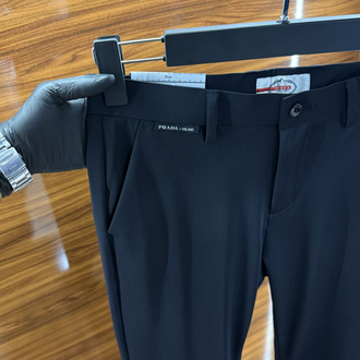 Prada İthal Çizgili Pantolon Lacivert